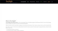 Desktop Screenshot of porchlighteducation.org