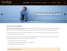 Tablet Screenshot of porchlighteducation.org